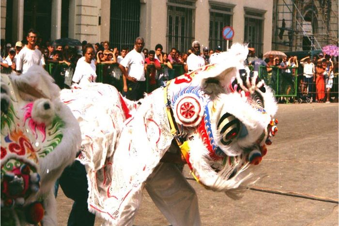 La Danza del León en los inicios de la Escuela 1996